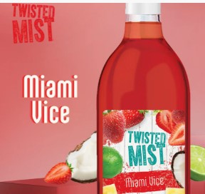 Miami Vice Twisted Mist Wine Cocktail